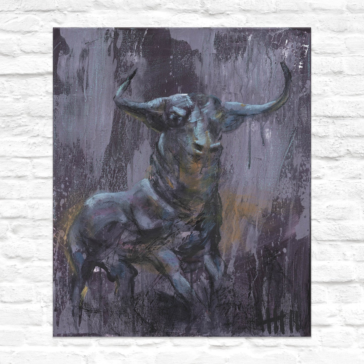 MISTER 7 - EL TORITO // PRINT ON CANVAS - 50x60 cm