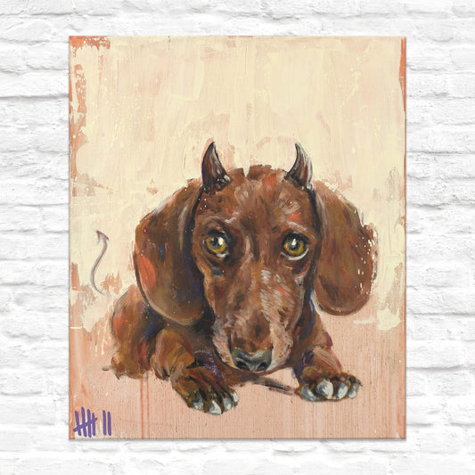 MISTER 7 - HORNY // ORIGINAL - 50x60 cm