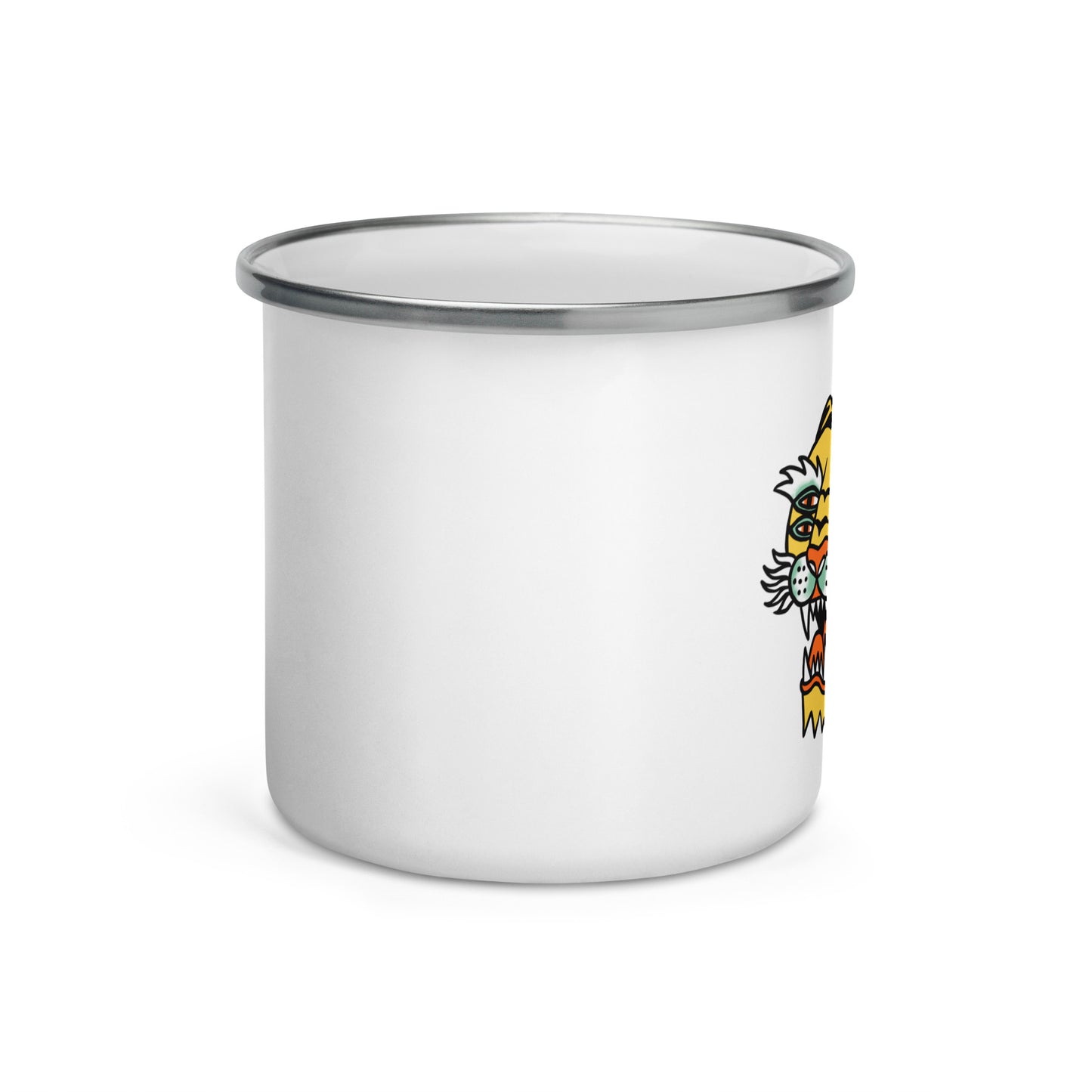 SEVEN LIVES - TIPSY TIGER // Enamel Mug