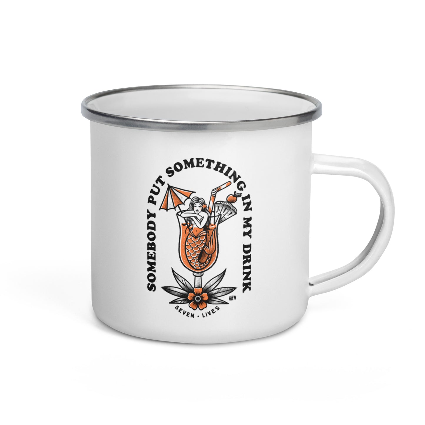 SEVEN LIVES - MERMAID // Enamel Mug