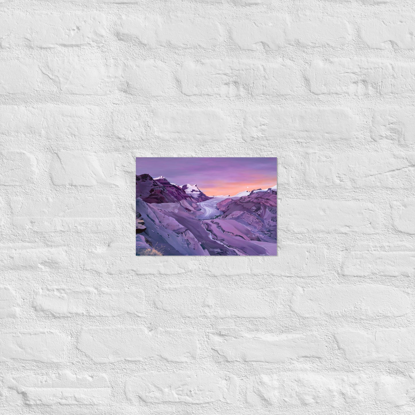 CORINNE WEIDMANN - FINDELEN GLETSCHER // Poster Diff. Sizes