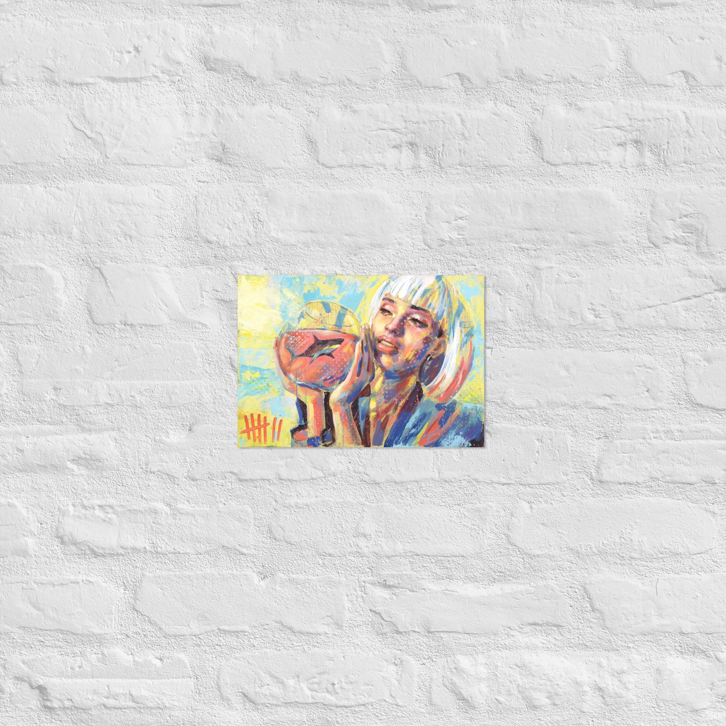 MISTER 7 - SHARKBOWL // Poster Diff. Sizes