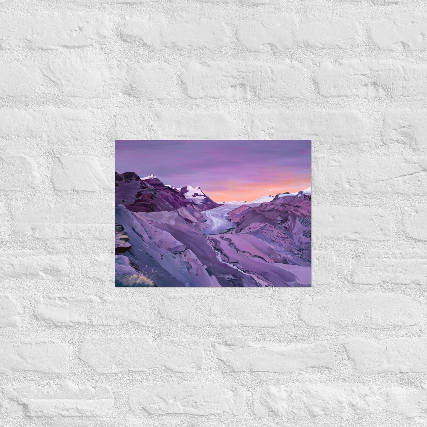 CORINNE WEIDMANN - FINDELEN GLETSCHER // Poster Diff. Sizes