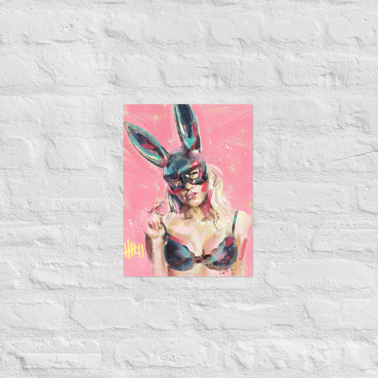 MISTER 7 - BUNNY // Poster Diff. Sizes