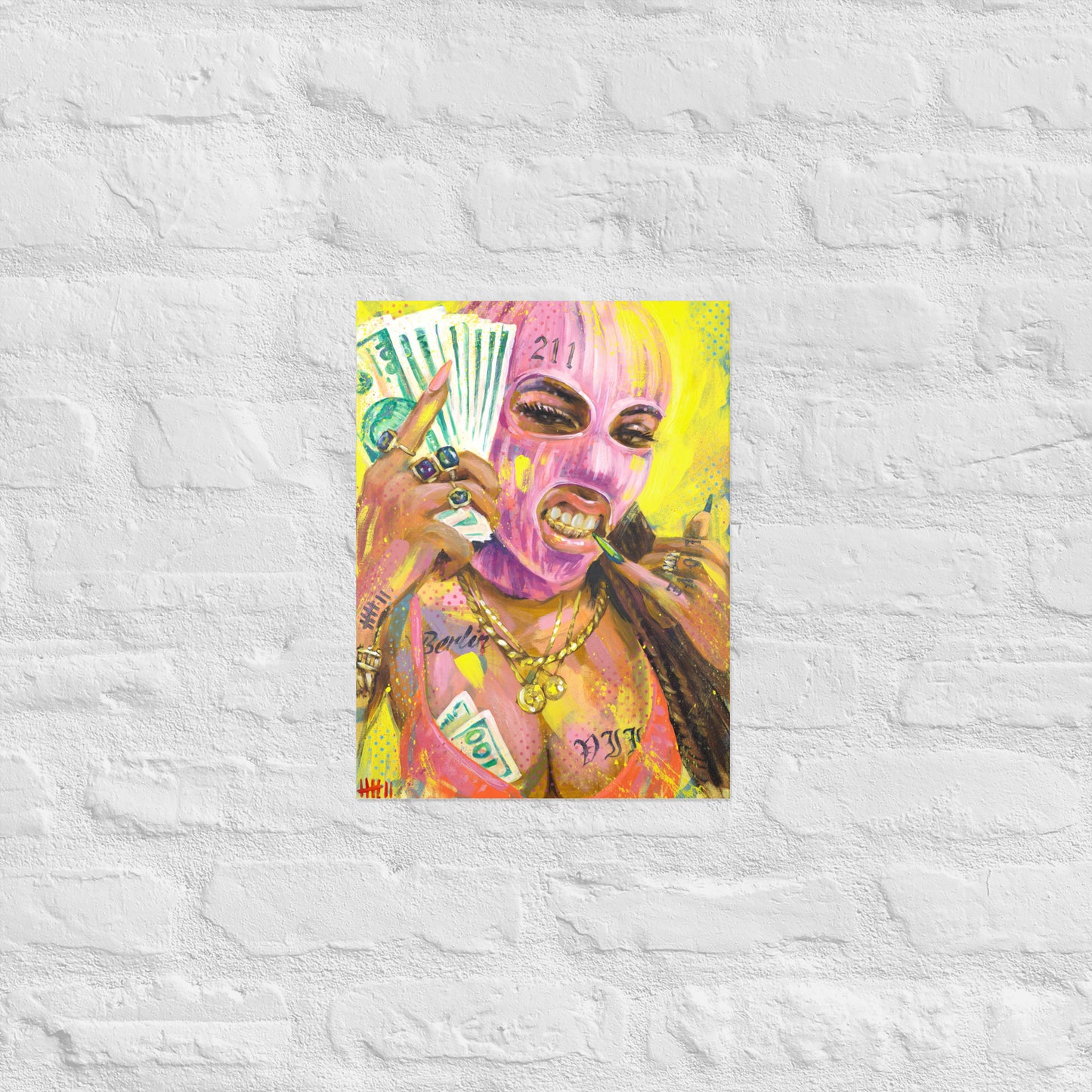 MISTER 7 - SKI MASK // Poster Diff. Sizes