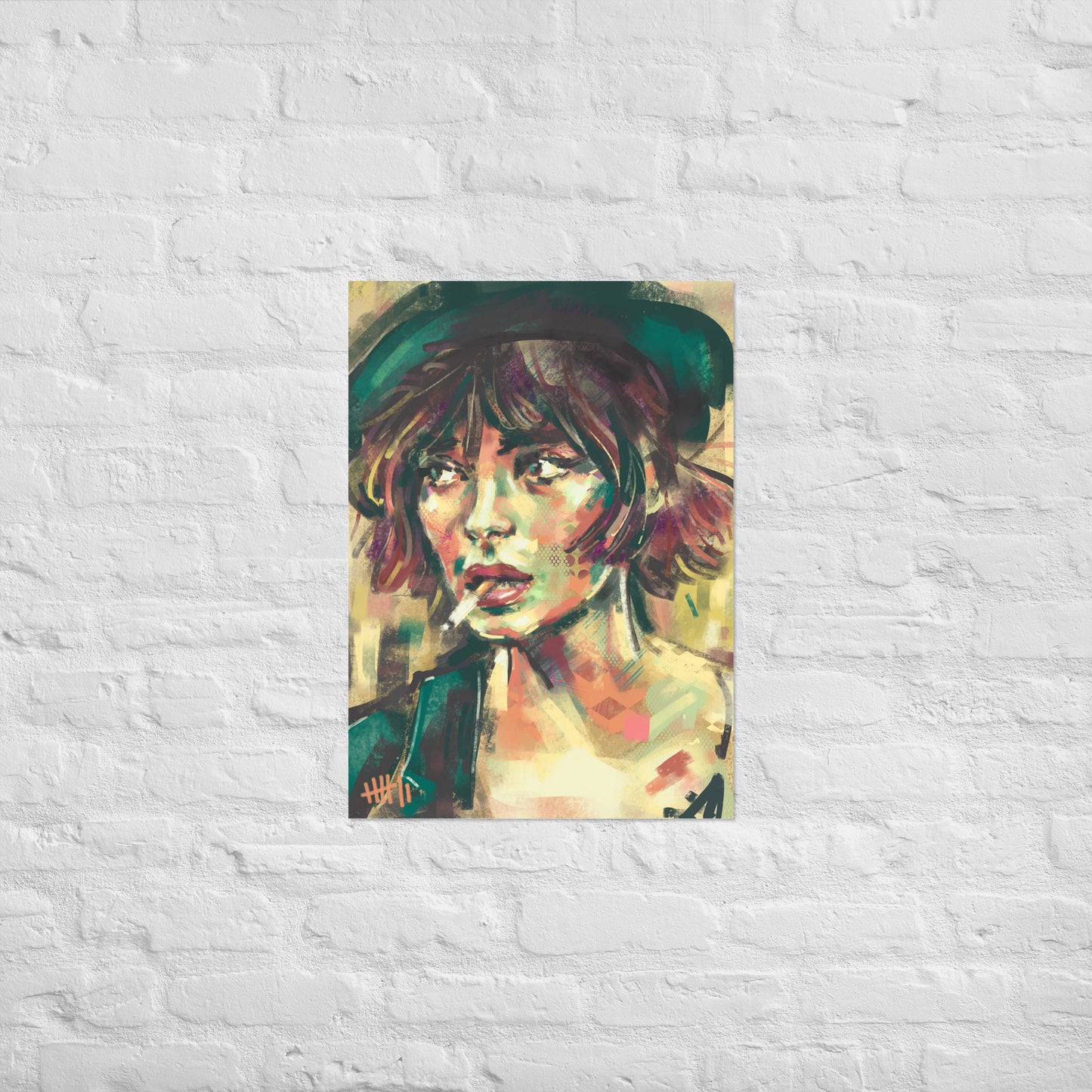 MISTER 7 - ZIGARETTA // Poster Diff. Sizes