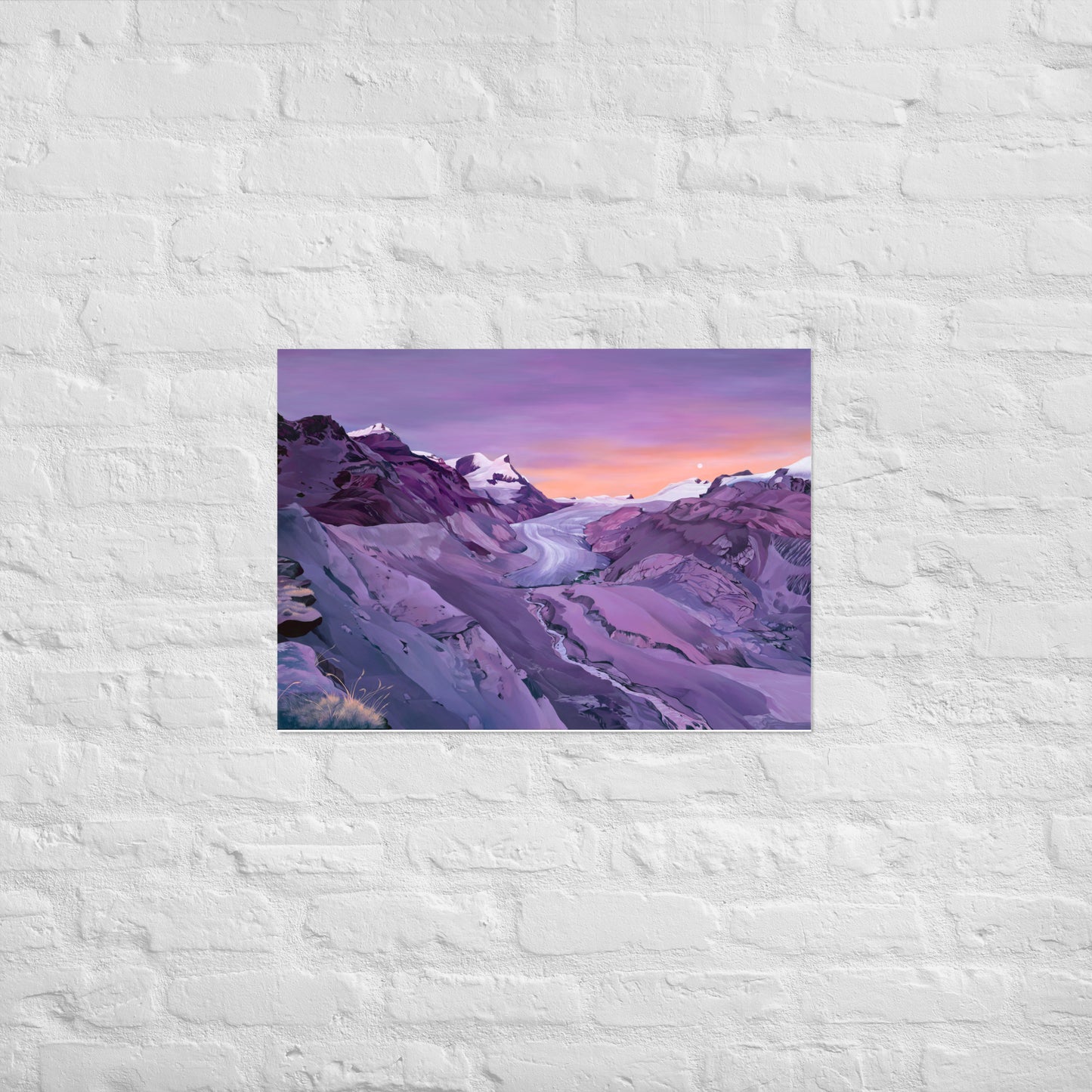 CORINNE WEIDMANN - FINDELEN GLETSCHER // Poster Diff. Sizes