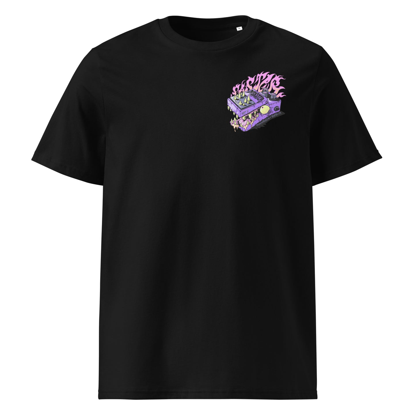 FASTER DISASTER - DISTORTION PADDLE // Front & Backprint - Dif. Colors Unisex Organic T-Shirt