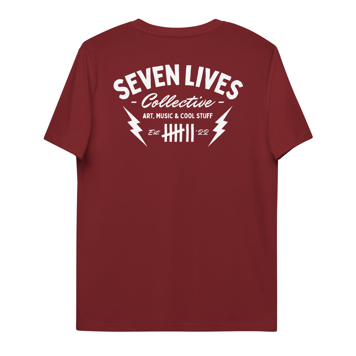 SEVEN LIVES - CLASSIC THUNDERBOLTS // Many Colors Unisex Organic T-Shirt