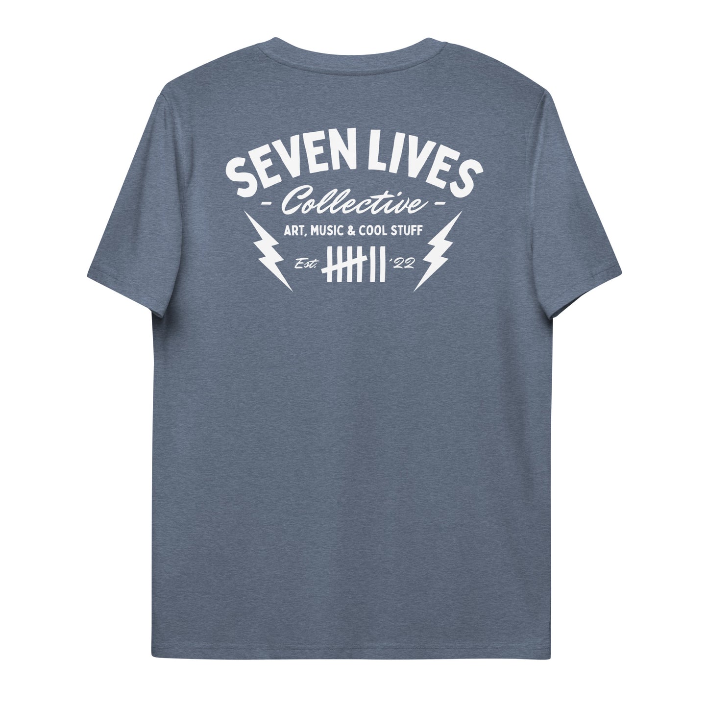 SEVEN LIVES - CLASSIC THUNDERBOLTS // Many Colors Unisex Organic T-Shirt