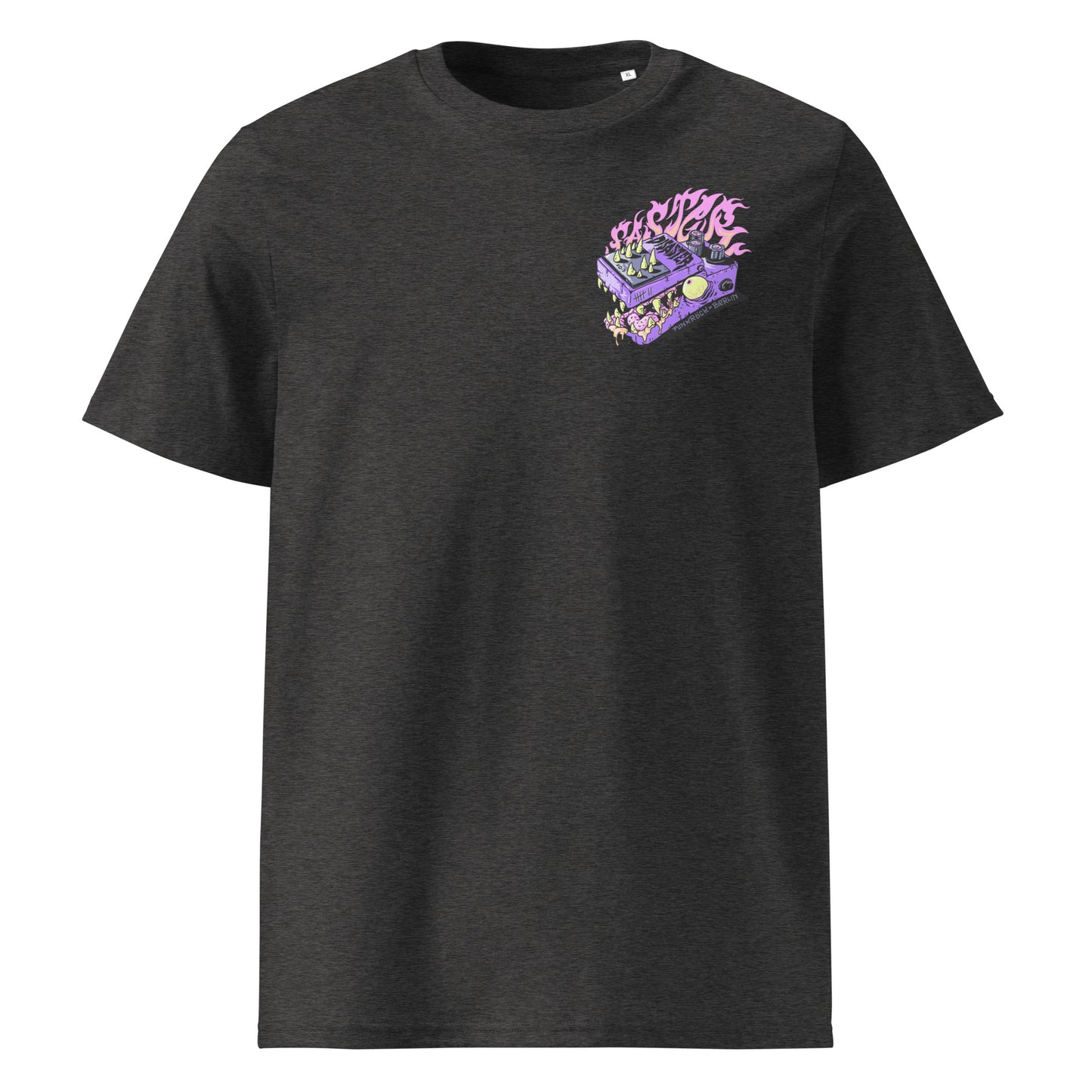 FASTER DISASTER - DISTORTION PADDLE // Front & Backprint - Dif. Colors Unisex Organic T-Shirt