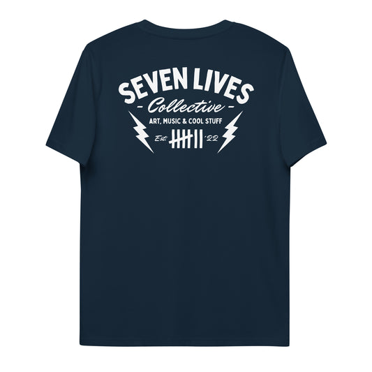 SEVEN LIVES - CLASSIC THUNDERBOLTS // Many Colors Unisex Organic T-Shirt