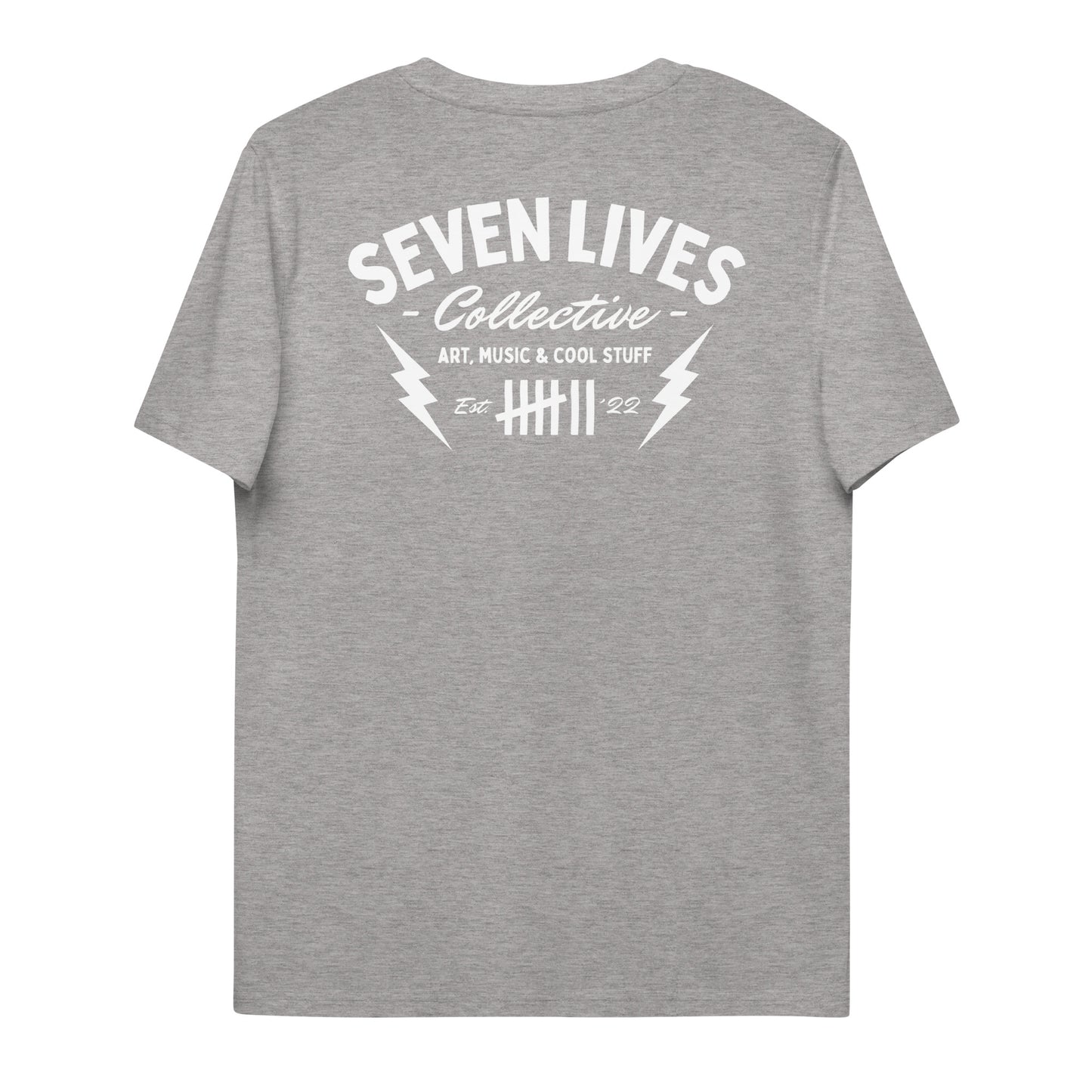 SEVEN LIVES - CLASSIC THUNDERBOLTS // Many Colors Unisex Organic T-Shirt