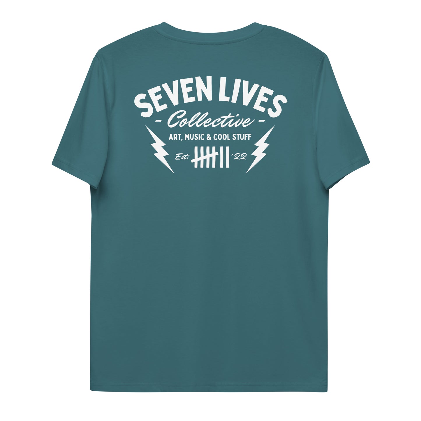 SEVEN LIVES - CLASSIC THUNDERBOLTS // Many Colors Unisex Organic T-Shirt