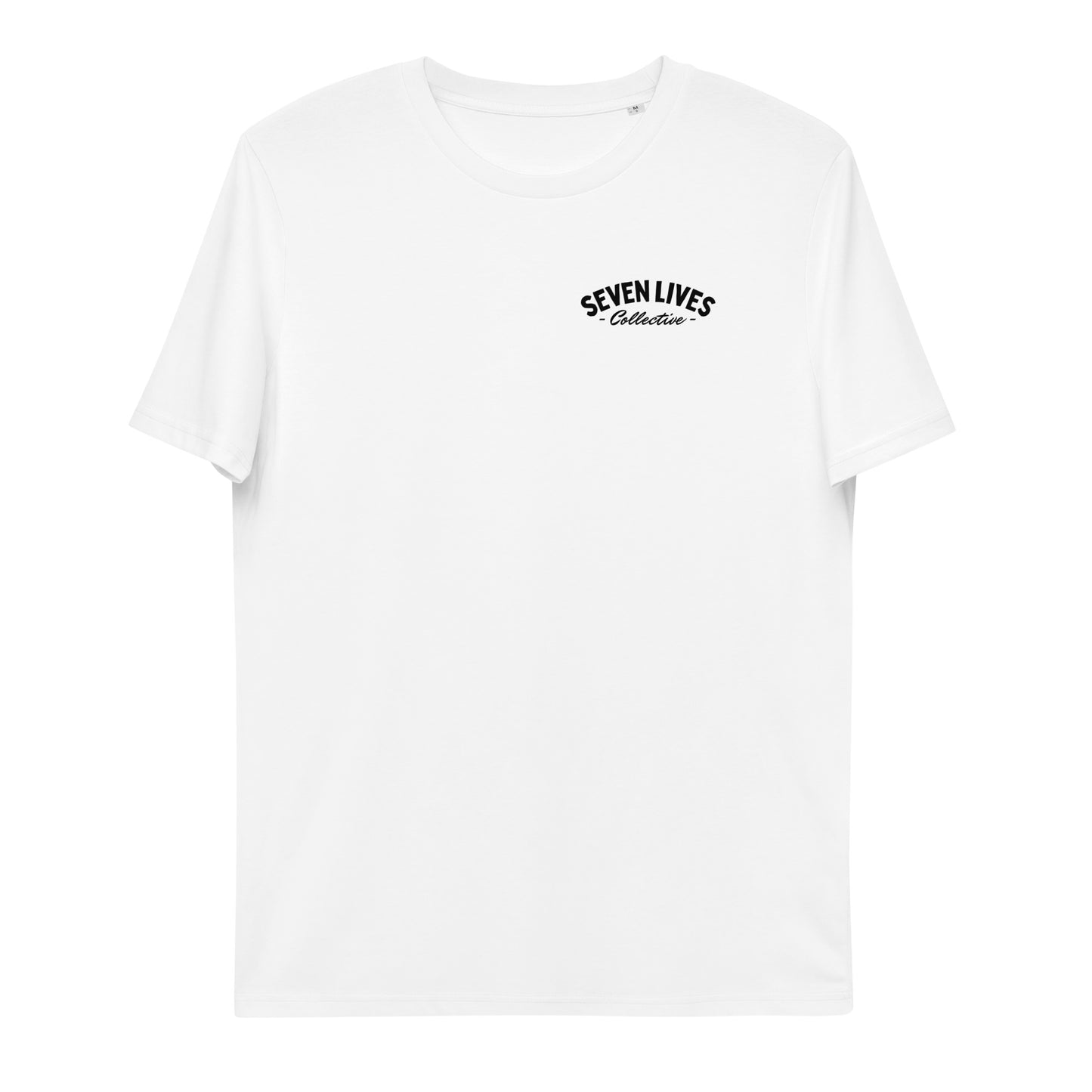 SEVEN LIVES - CLASSIC THUNDERBOLTS // White Unisex Organic T-Shirt