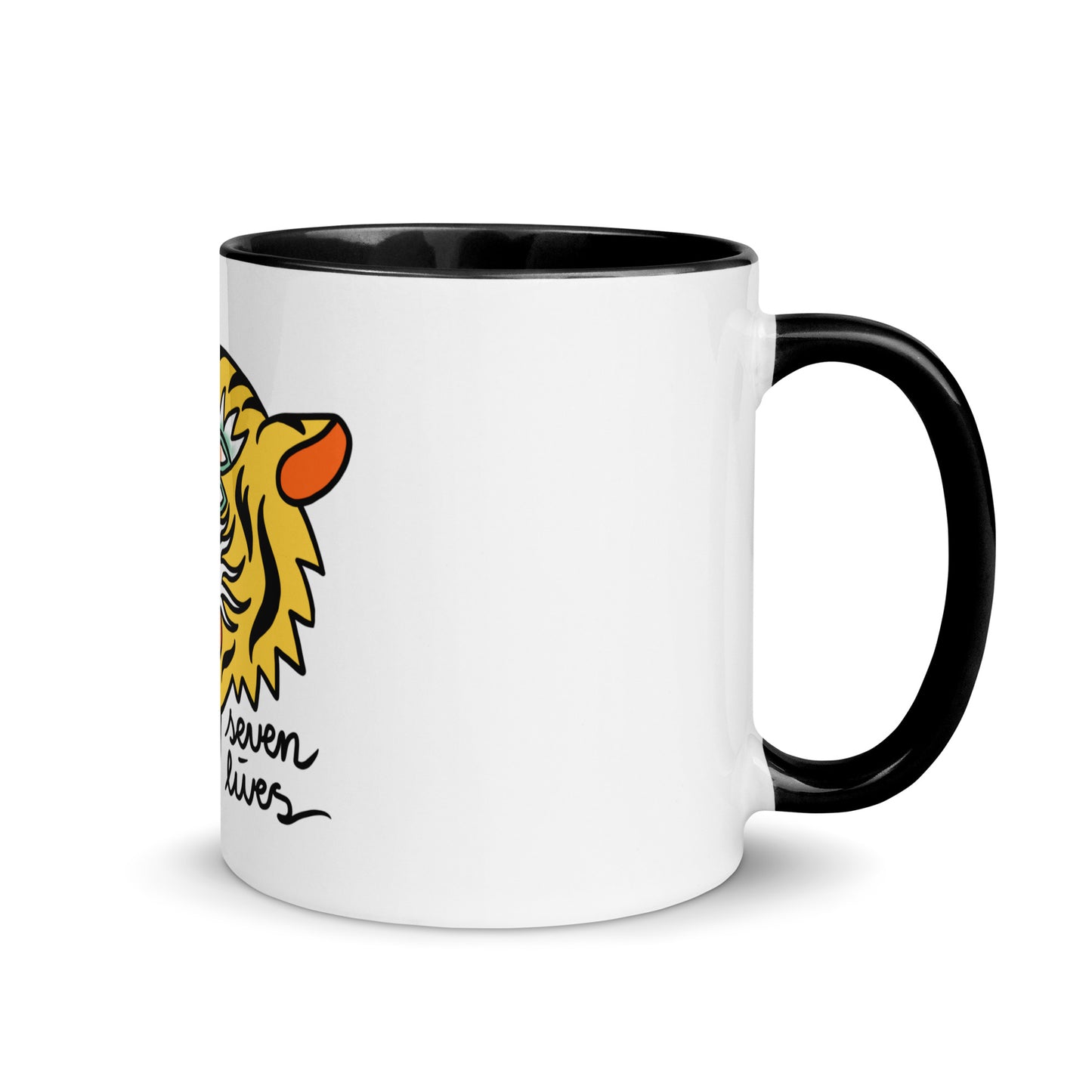 SEVEN LIVES - TIPSY TIGER // Mug with Color Inside