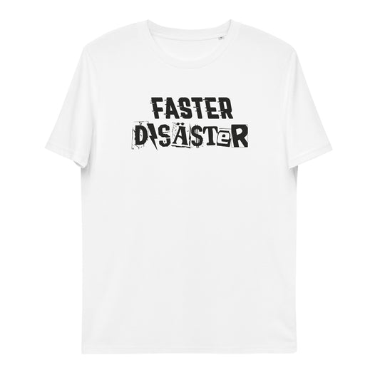 FASTER DISASTER - RANSOM // Frontprint - White Unisex Organic T-Shirt
