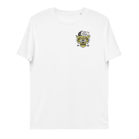 CHICAGO WILLIAMS BBQ - HANGRY TIGER // Front & Backprint - White T-Shirt Organic Unisex