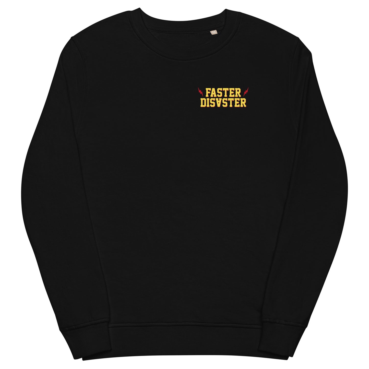 FASTER DISASTER - PANTHER // Front & Backprint - Unisex organic sweatshirt